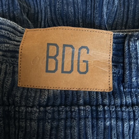 BDG Hi-Rise Baggy Blue Corduroy Pants Urban Outfitters Sz 28 - Picture 6 of 9